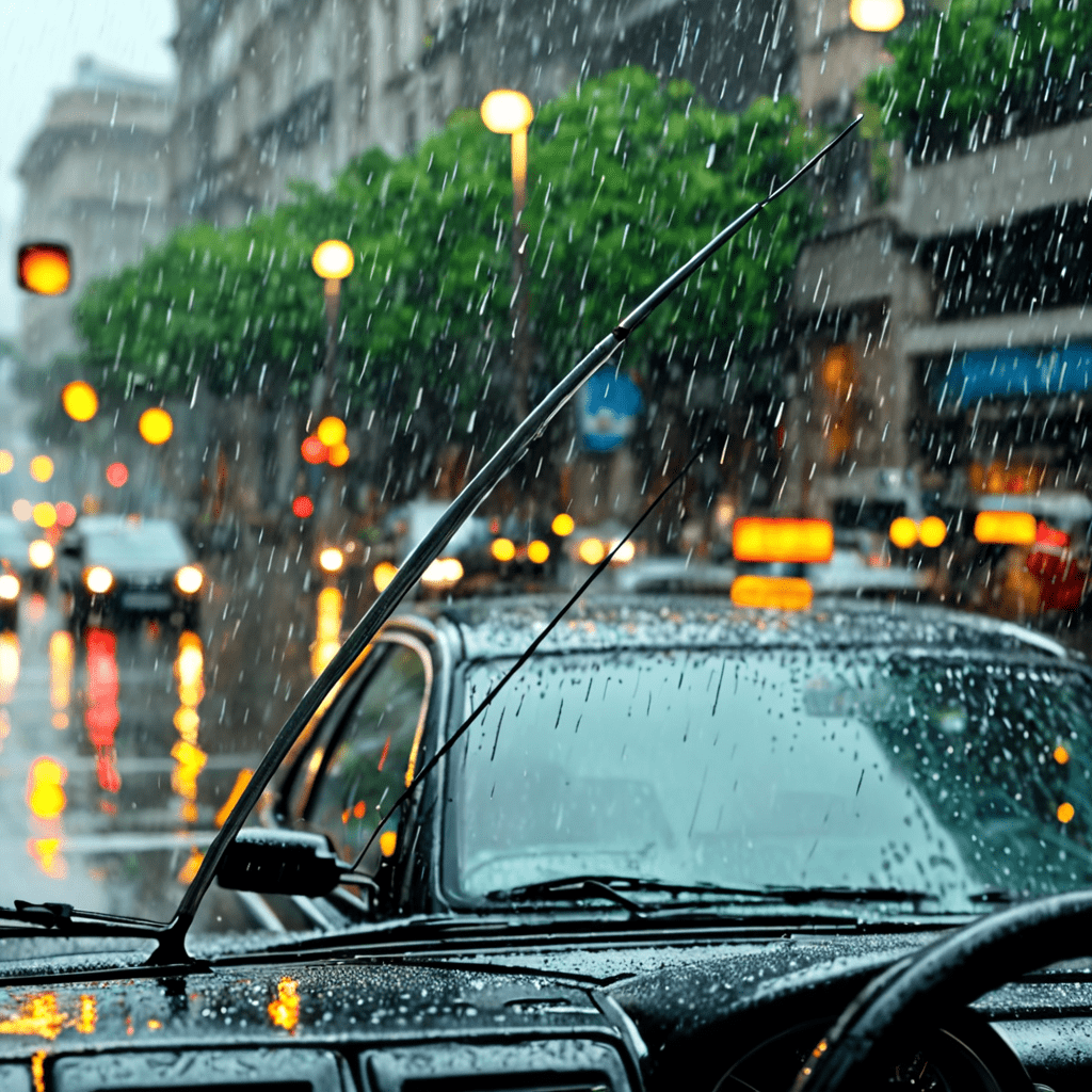 Read more about the article Stuck in a Storm: Handling a Windshield Wiper Emergency in the Rain