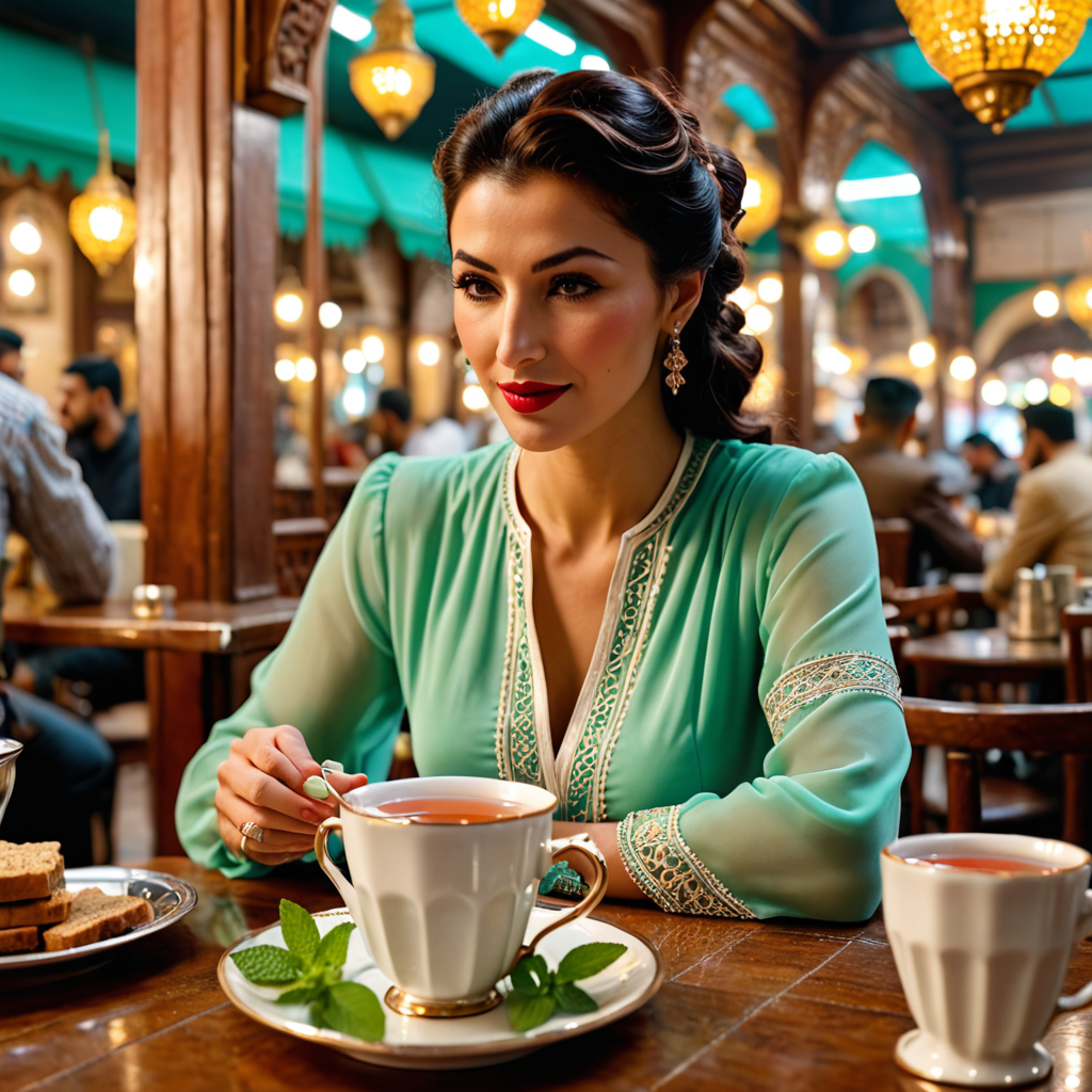 Read more about the article Sipping Mint Tea in Traditional Algerian Cafes