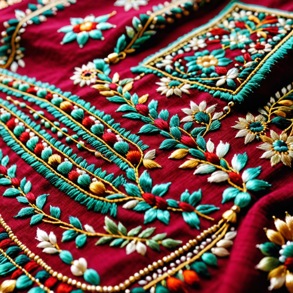 Traditional Embroidery and Textile Art of Algeria